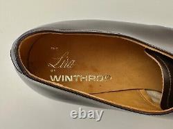 RARE UNWORN 60s WINTHROP IMPERIAL 7.5D BROWN WOVEN BLUCHER OXFORD NOS VINTAGE