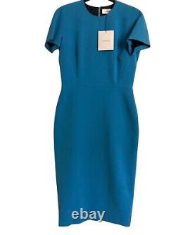 RARE Victoria Beckham Blue T Shirt Midi Dress UK12 US8 AW24 £990 BNWT ASO Celeb