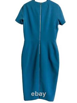 RARE Victoria Beckham Blue T Shirt Midi Dress UK12 US8 AW24 £990 BNWT ASO Celeb