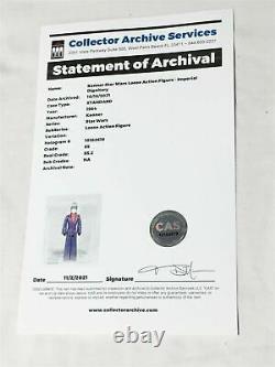 $RARE$ Vintage Kenner Star Wars CAS 85 Power Of The Force Imperial Dignitary AFA