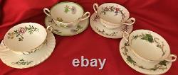 RARE Vintage Royal Doulton/Wedgwood/Minton Plates and Cream Soup Bowls NOT USED