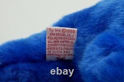 RAREPEANUT Royal Blue Ty Beanie Buddy Elephant 1 of First Original 10 Buddies