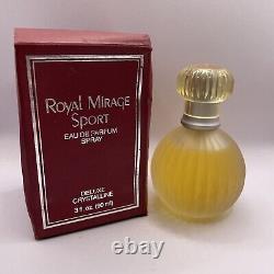 ROYAL MIRAGE Sport Long Lasting Eau De Parfum SPRAY Deluxe Crystalline SO RARE