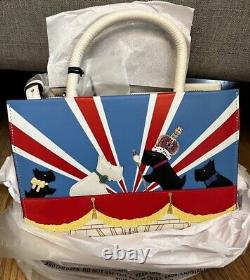 Radley London Royal Coronation of the King Satchel Handbag Bag Purse NWT RARE