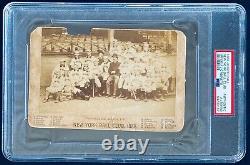 Rare! 1888 Joseph Hall New York Ball Club Giants Imperial Cabinets PSA Authentic