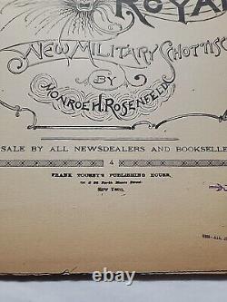 Rare 1891 The Princess Royal New Military Schottische, Antique Sheet Music