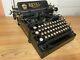 Rare 1912 Antique Royal No. 5 Flatbed Staircase Typewriter Working W New Ink