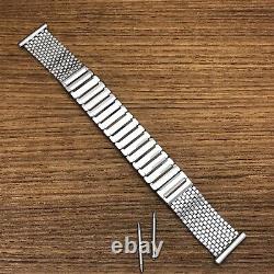 Rare 19mm Royal Mesh JB Champion 18-8 Stainless Steel 1950s Vintage Watch Band