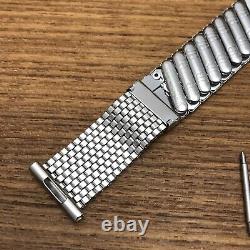 Rare 19mm Royal Mesh JB Champion 18-8 Stainless Steel 1950s Vintage Watch Band