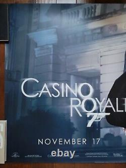 Rare 2006 Casino Royale Subway Movie Poster 45x60 Vinyl James Bond Daniel Craig