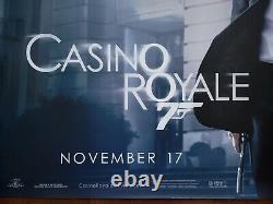 Rare 2006 Casino Royale Subway Movie Poster 45x60 Vinyl James Bond Daniel Craig