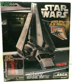 Rare 2006 Target Exclusive Hasbro Star Wars Imperial Shuttle Saga Collection NIB