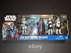 Rare 2011 Toys R Us Exclusive Star Wars Force Unleashed Sith & Imperial Troopers