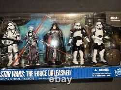 Rare 2011 Toys R Us Exclusive Star Wars Force Unleashed Sith & Imperial Troopers