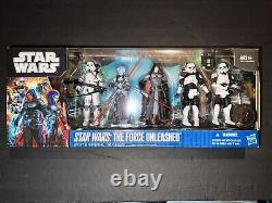 Rare 2011 Toys R Us Exclusive Star Wars Force Unleashed Sith & Imperial Troopers