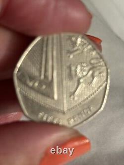 Rare 50p 2019 Royal Shield NEW Coin