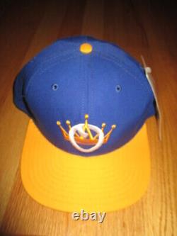 Rare 90s OMAHA ROYALS Minor League Baseball Snap Back Cap w Tags WARREN BUFFETT