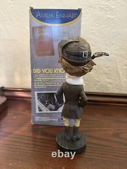 Rare AMELIA EARHART Royal Bobbles Retired Bobblehead Airplane Pilot 2016 NIB