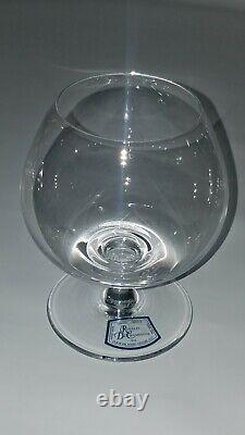 Rare Antique crystal brandy glasses Cognac Fine by ROYALES DE CHAMPAGNE