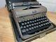 Rare Brown 1941 Royal Quiet De Luxe Elite Typewriter Working W New Ink & Case