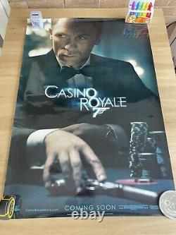 Rare COMING SOON Casino Royale movie original one sheet teaser 007 James Bond
