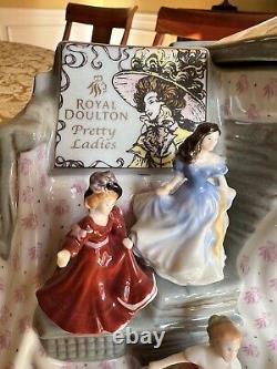 Rare! Cardew Royal Doulton Tiny Pretty Ladies Market Stall Large Teapot New