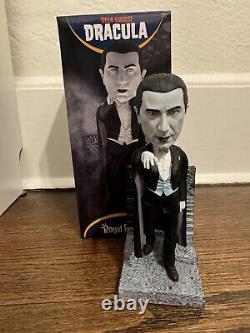 Rare Dracula Bela Lugosi Royal Bobbles Bobblehead Black White Halloween Horror