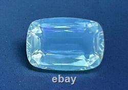 Rare Fluorescent After UV GLOW Clean Katlang Imperial Topaz Cut Gemstone