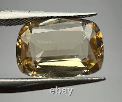 Rare Fluorescent After UV GLOW Clean Katlang Imperial Topaz Cut Gemstone