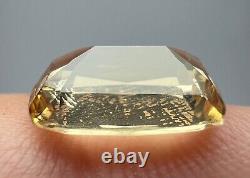 Rare Fluorescent After UV GLOW Clean Katlang Imperial Topaz Cut Gemstone