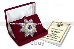 Rare Imperial Award Star Of Order Of St. Olga With Crystal Swarovski Copy #2