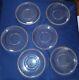 Rare Imperial Glass Candlewik Gold 11 Dinner Plates (6)