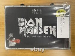 Rare Iron Maiden Limited Edition (666 Sets) UK Royal Mail PLATINUM Eddie Stamps