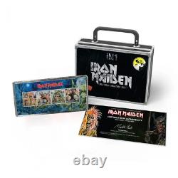 Rare Iron Maiden Limited Edition UK Royal Mail PLATINUM Eddie Stamps 666 Sets WW