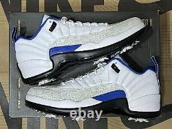 Rare Jordan XII G NRG P22 Laser Game Royal Mens Size 8 DM9015 105 Golf Shoes