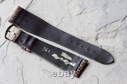 Rare Long Length 1950s Royale Lizard 22mm watch strap NOS has 16mm buckle end