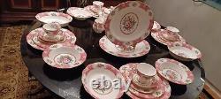 Rare Royal Albert Lady Carlyle 33-Piece/service for 4 set/Tea pot, bowls & more