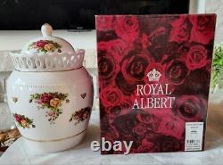 Rare Royal Albert? Old Country Rose Extra Large Biscuit Box