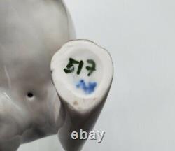 Rare Royal Copenhagen Cat Figurine Vintage Signed and Numbered 517 New