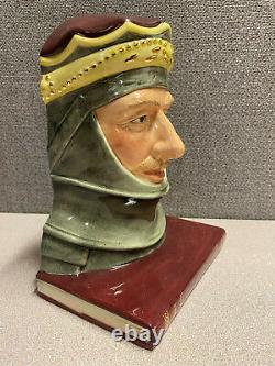 Rare Royal Doulton Bookends Falstaff & King Henry V D7088 & D7089 Mint in Box