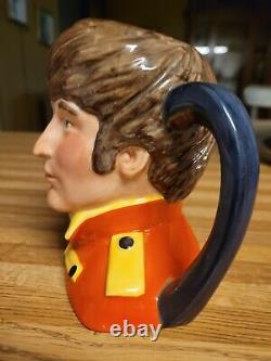 Rare Royal Doulton John Lennon New Colourway Red Character Jug, 5.5 Ltd Ed 1000