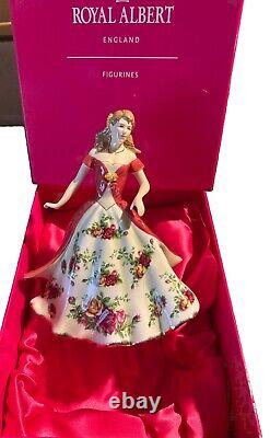 Rare Royal Doulton Royal Albert Old Country Roses Pretty Ladies Figurine Ra 11