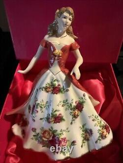 Rare Royal Doulton Royal Albert Old Country Roses Pretty Ladies Figurine Ra 11