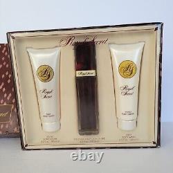 Rare Royal Secret Gift Set 3.3oz 100ml Cologne Body Cream Wash Five Star Set VTG