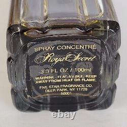 Rare Royal Secret Gift Set 3.3oz 100ml Cologne Body Cream Wash Five Star Set VTG