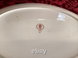 Rare Size Royal Crown Derby Old Imari 1128 15 Oval Patter Never Used