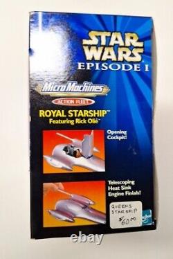 Rare! Star Wars Micro Machine Action Fleet Series Rick Olie Royal Starship New