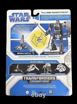 Rare! Star Wars Transformers Crossovers Emperor Palatine To Imperial Shuttle