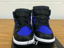 Rare TODDLER Size 6c Nike Air Jordan Retro 1 Mid Hyper Royal Blue TD 640735-077