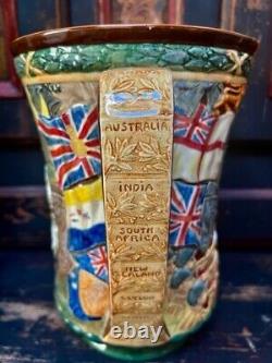 Rare Vintage 10 1/4 Royal Doulton Edward VIII limited edition loving cup